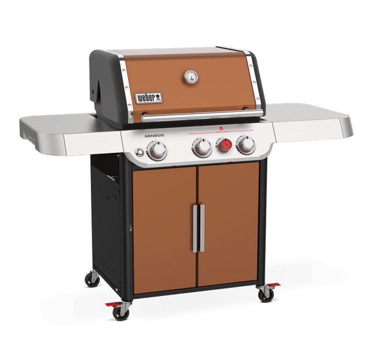 Weber GENESIS E-325s Copper Liquid Propane Gas Grill