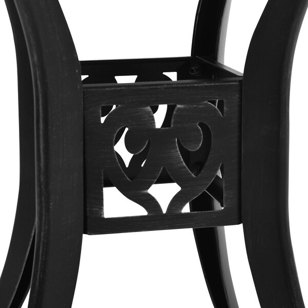 vidaXL Patio Table Black 30.7