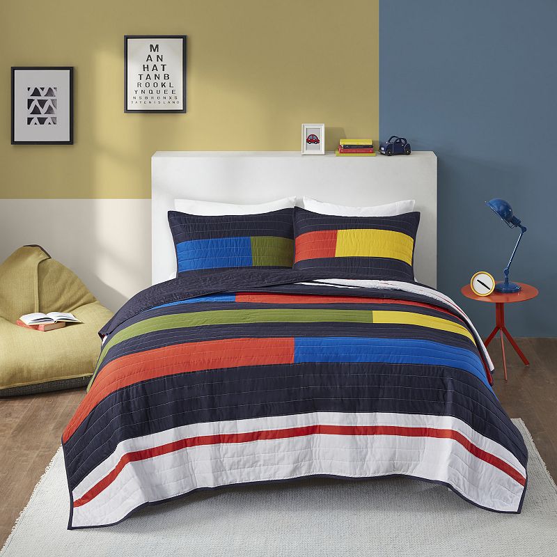 Urban Habitat Kids Emmett Stripe Printed Quilt Set