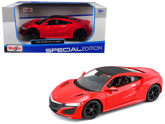 Maisto 2018 Acura NSX Blue with Black Top 1/24 Die...