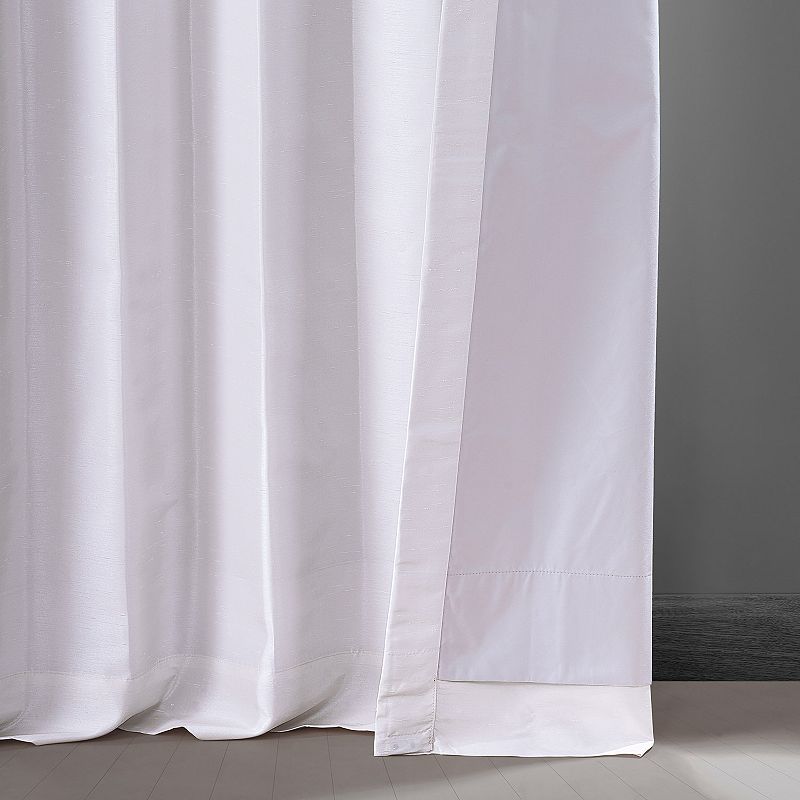 EFF Blackout 1-Panel Vintage Dupioni Hotel Curtain