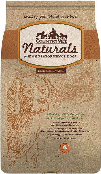 Country Vet Naturals 30/20 Active Athlete Dog Food