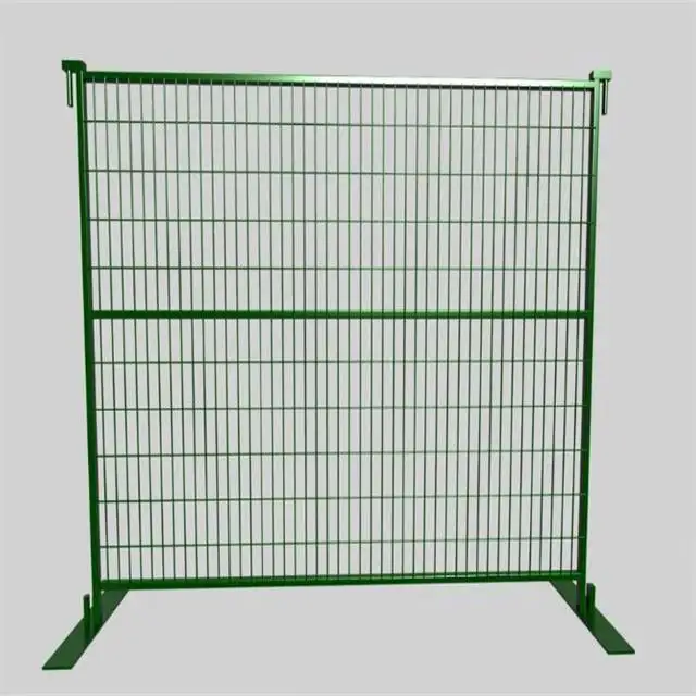 Galvanized square pipe 6ft hight Customized Security Canada Standard  Temporary fence panel factory