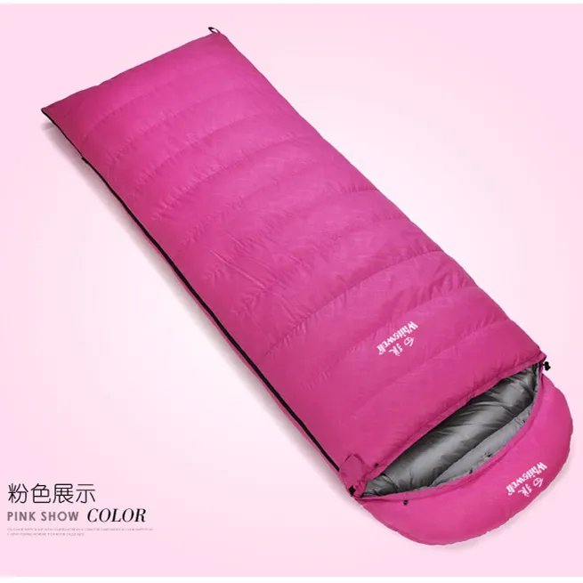 Shanghai 2022 Sleeping bag for adults nap envelope down sleeping bag 1000G white duck down envelope outdoor camping sleeping bag