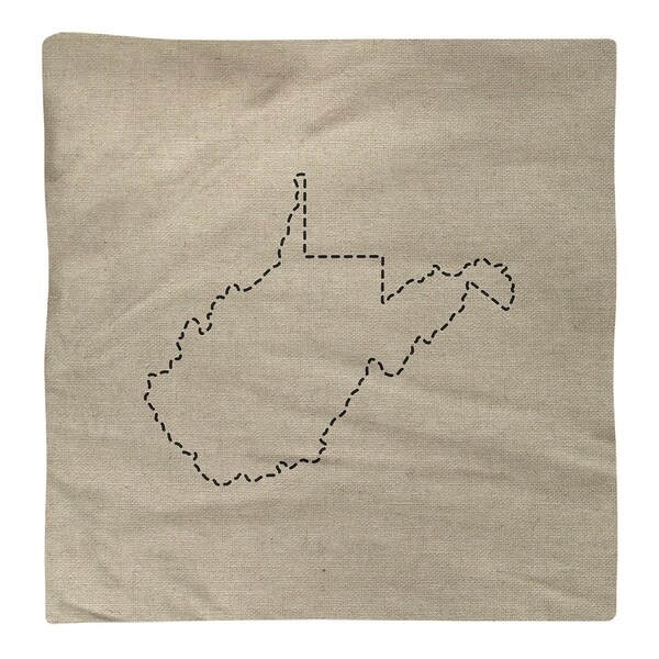 West Virginia Silhouette Napkin