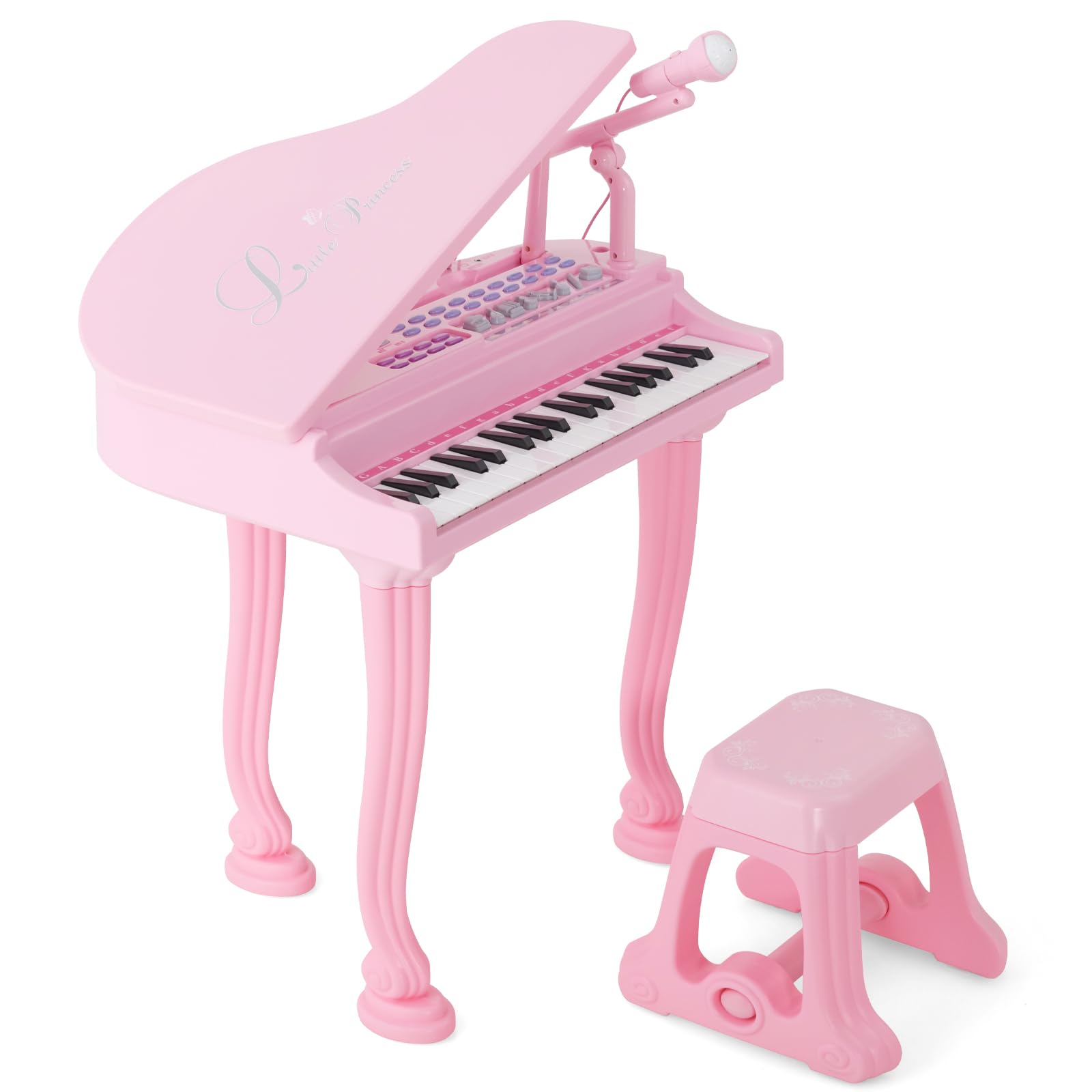 Costzon 37 Keys Kids Piano Keyboard with Stool