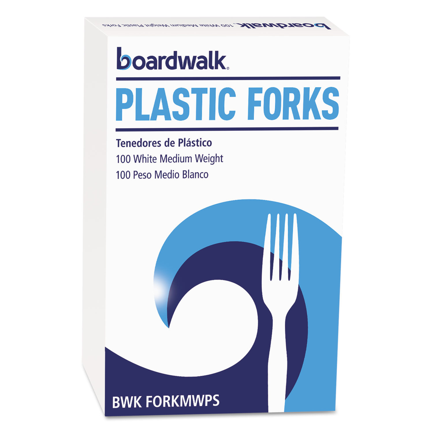 Mediumweight Polystyrene Cutlery by Boardwalkandreg; BWKFORKMWPS