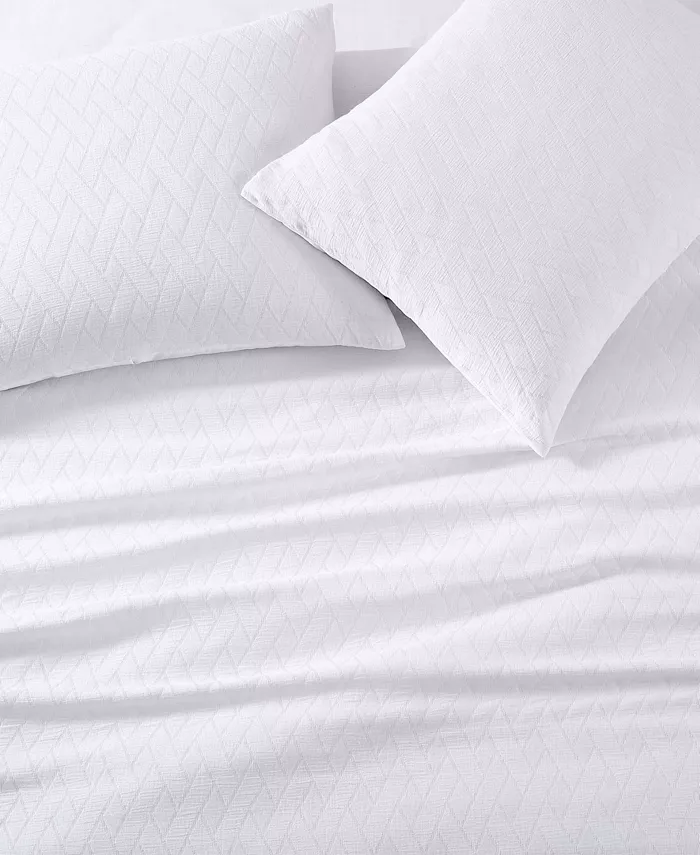 Tommy Bahama Home Wicker Woven Solid 3 Piece Duvet Cover Set， Full Queen