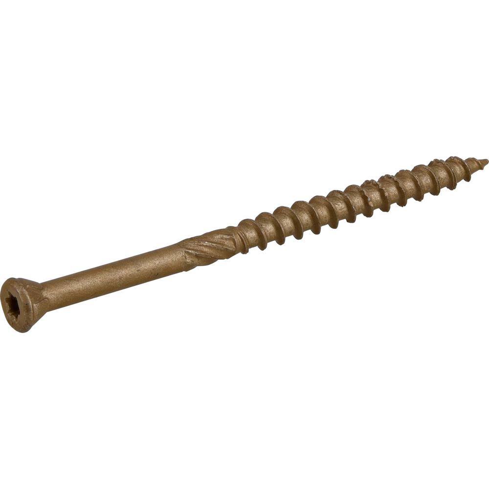 Everbilt #8 x 2-12 in. Star Drive Trim Head Exterior Wood Screws 1 lb.-Box (131-Piece) 117345