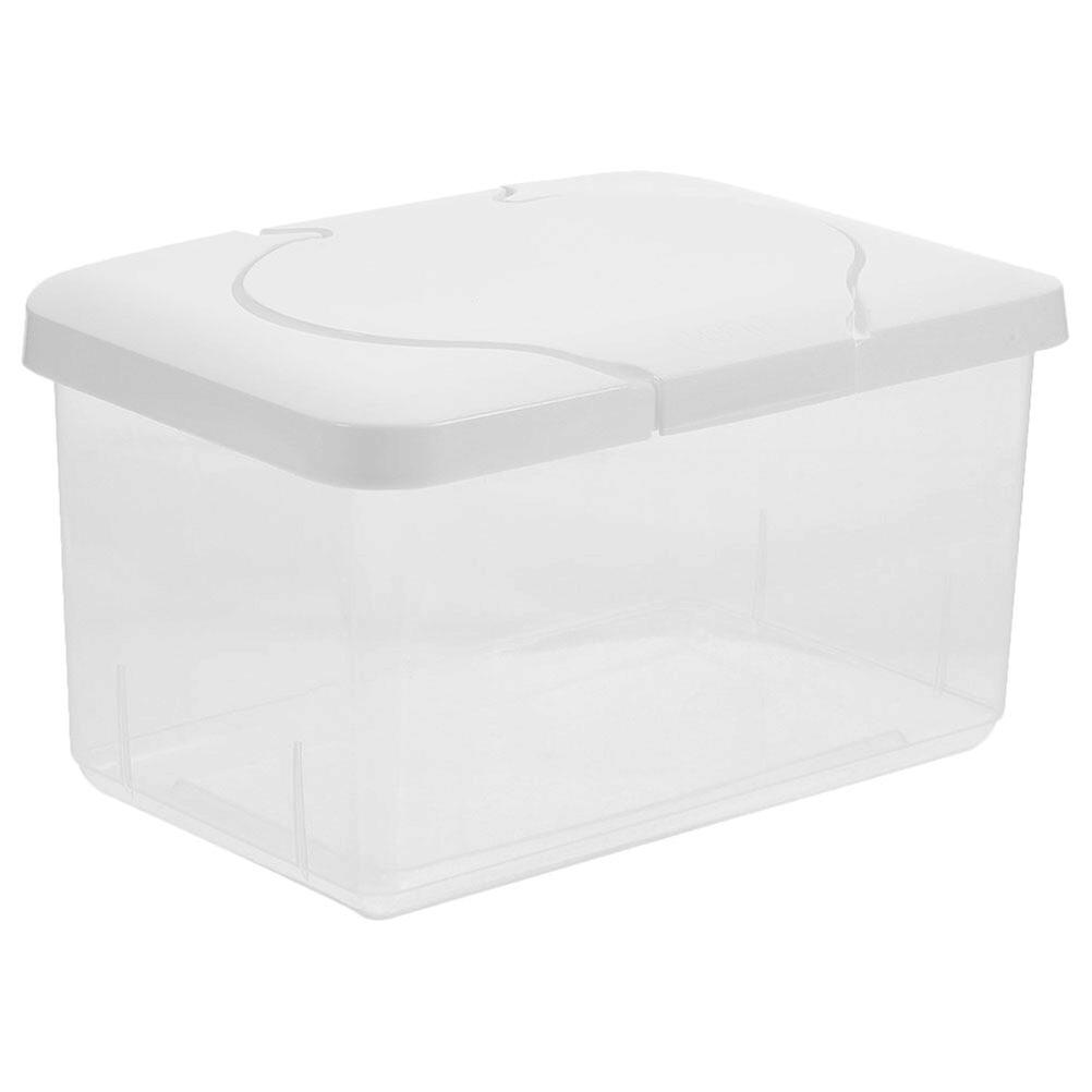 Wipes Box Wipes Storage Container Plastic Wipes Dispenser Box Portable Tissue Box For Home Office