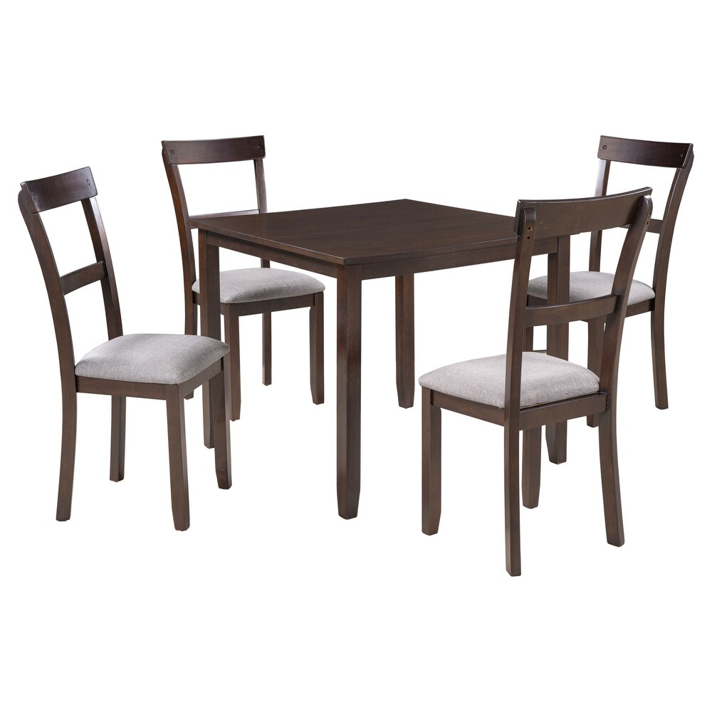 Wooden Kitchen Table and 4 Chairs