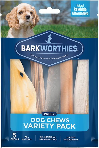 Barkworthies Puppy Variety Pack Natural Dog Chews