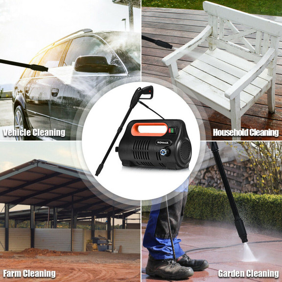 Costway 50347126 1800 PSI Portable Electric High P...