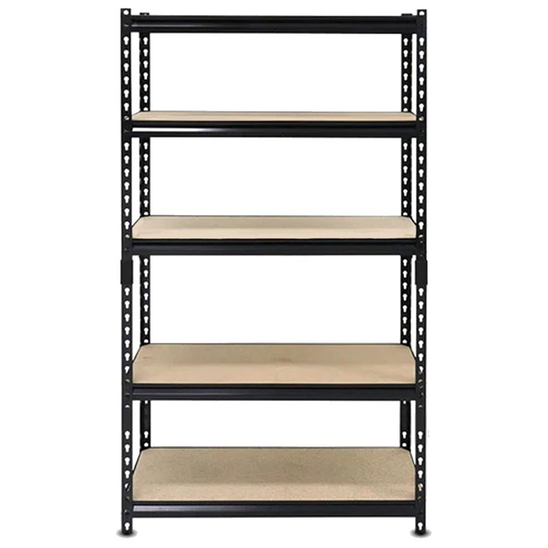 Juggernaut Storage 24 x 72 5 Shelf Steel Utility Shelving Storage Unit， Black