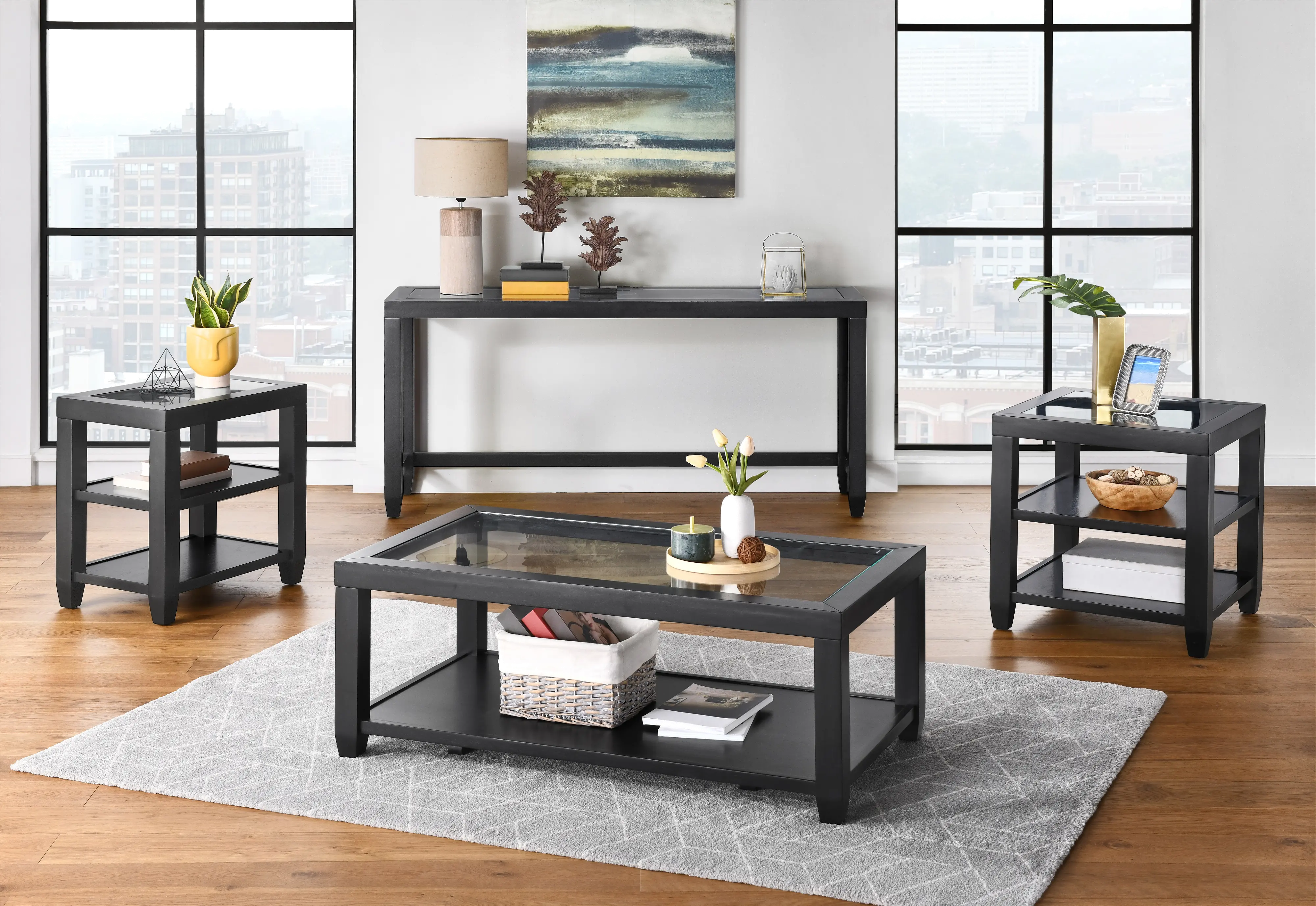 Cordero Black Coffee Table