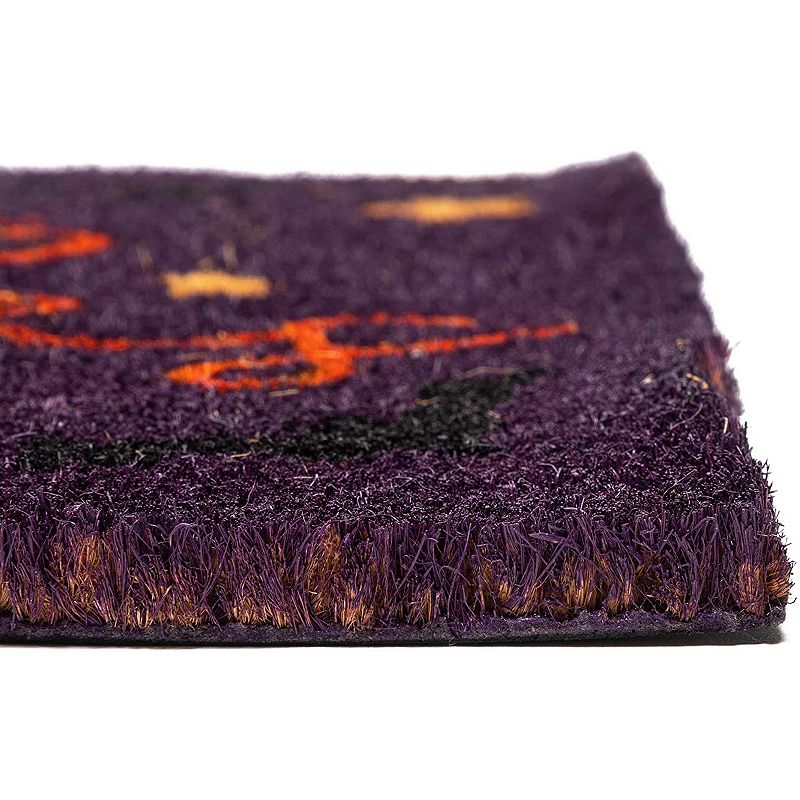 Halloween Coco Coir Door Mat， Welcome Witches (30 x 17 inches)