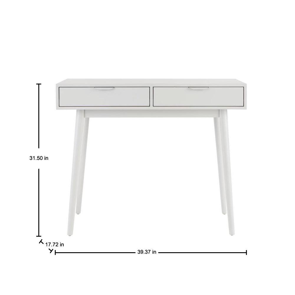 StyleWell Amerlin Shadow Gray Wood Desk (39.37 in W. X 31.5 in H.) DK1807222-GRY