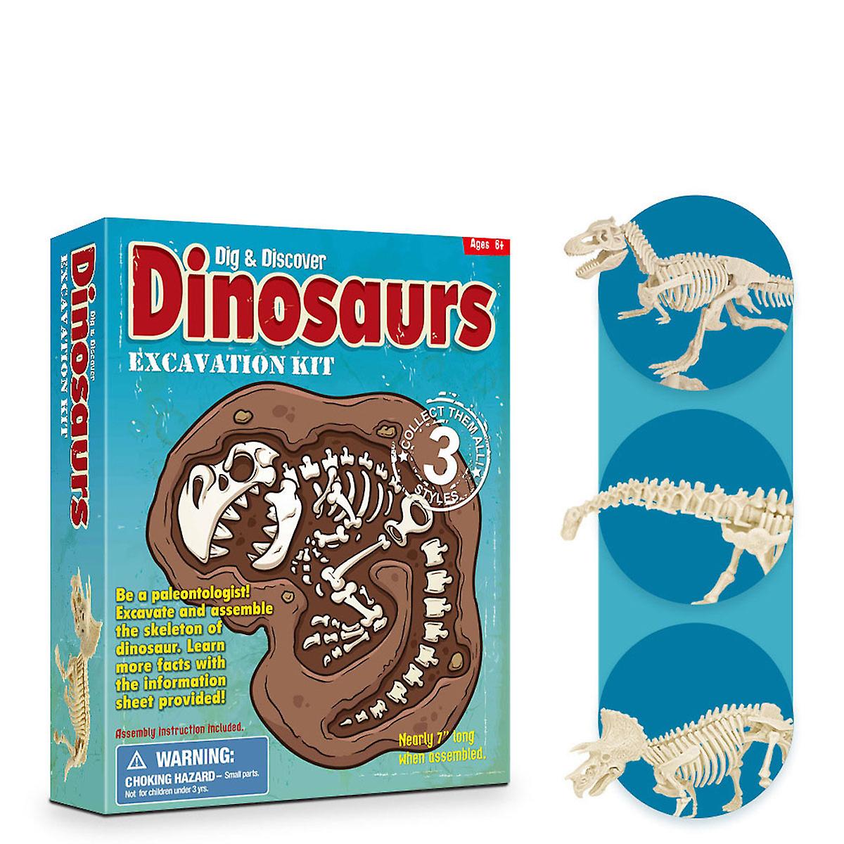 Dinosaurs Dig Fossil Dig Archaeological Excavation Kit ，educational Science Kit Learning Toys For Kids