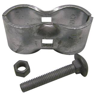 allFENZ 1-38 in. Galvanized Metal Panel Clamp with Nuts and Bolts (Sets of 4) KC138-4