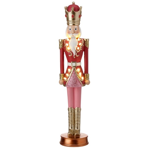 21 Resin Royal Court Nutcracker Battery Operated Timer