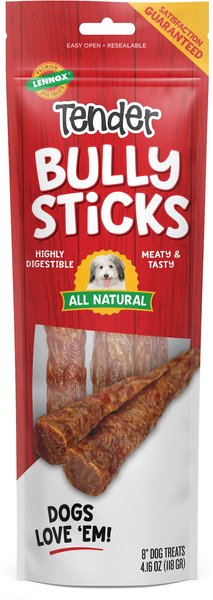 Lennox Tender 8-inch Bully Sticks Dog Treats