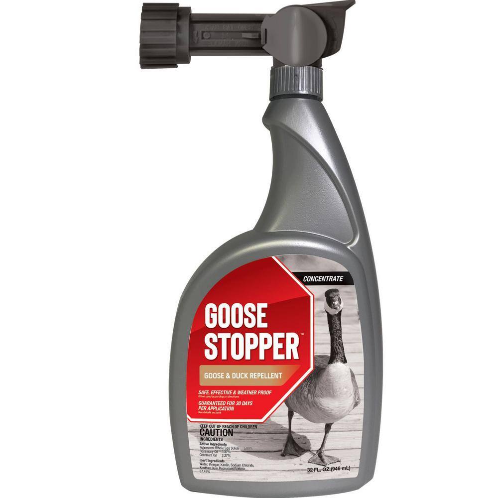 ANIMAL STOPPERS Goose Stopper Animal Repellent 32 oz. Ready-to-Spray Hose End GS-C-032-HS