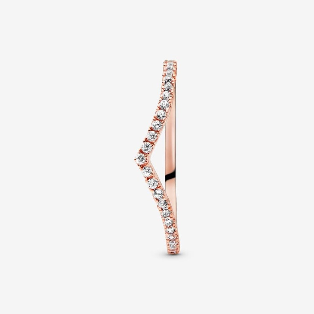 PANDORA  Sparkling Wishbone Ring