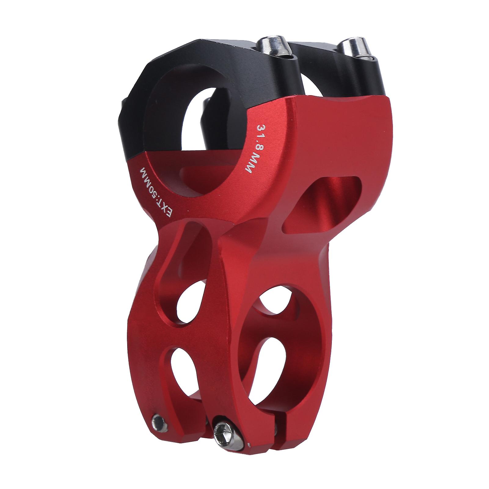 Wake Bicycle Stem 31.8mm 50mm Mountain Bike Aluminum Alloy Short Handlebar Stem For Cyclingblack+red