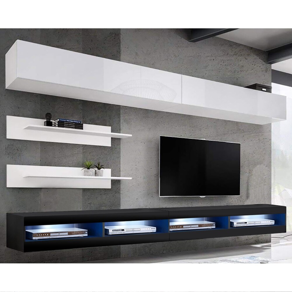 Fly I1 34TV Wall Mounted Floating Modern Entertainment Center