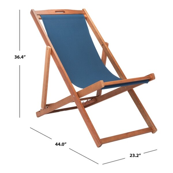 SAFAVIEH Outdoor Living Loren Foldable Sling Chair (Set of 2)