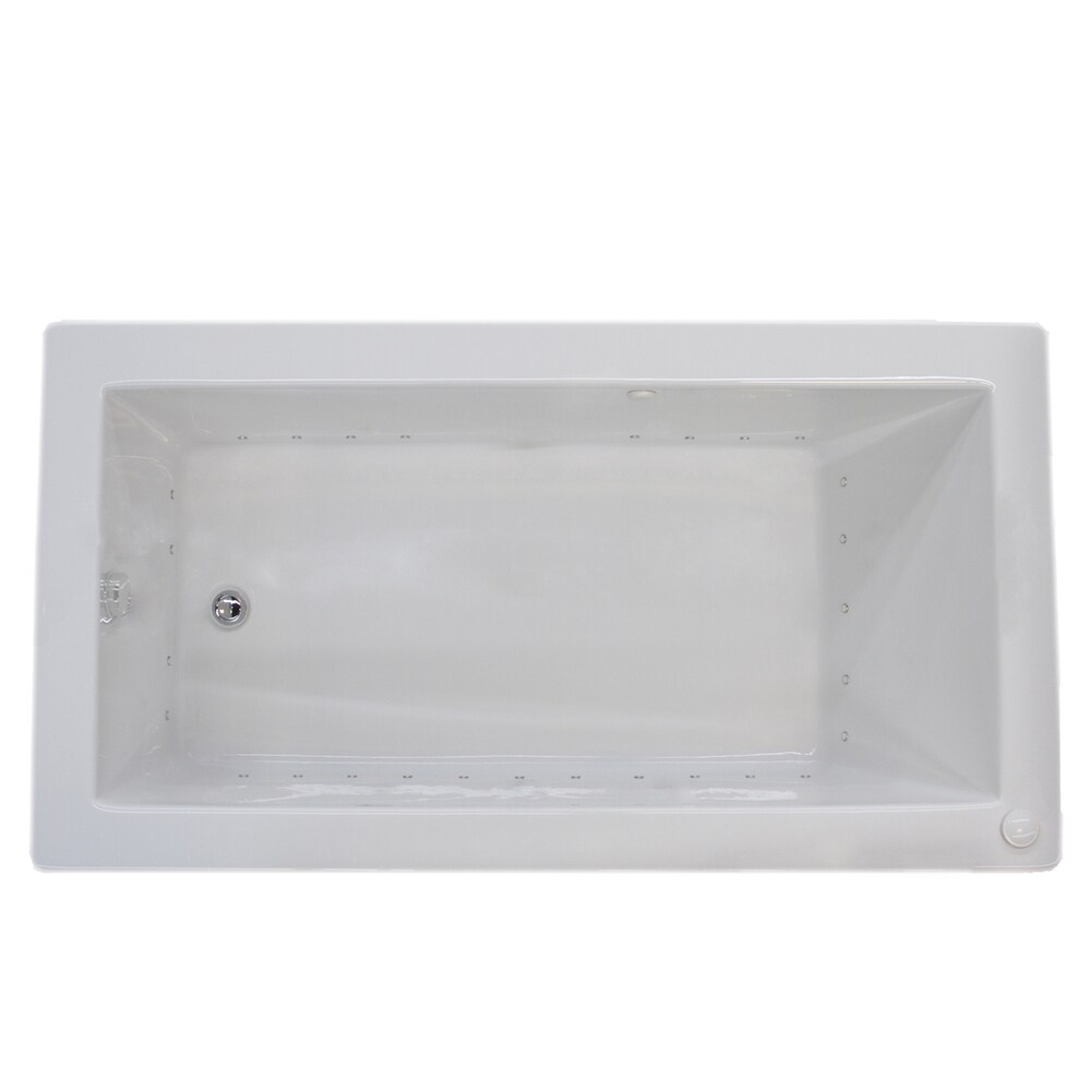 Atlantis Whirlpools Venetian 32 x 66 Rectangular Air Jetted Bathtub in White