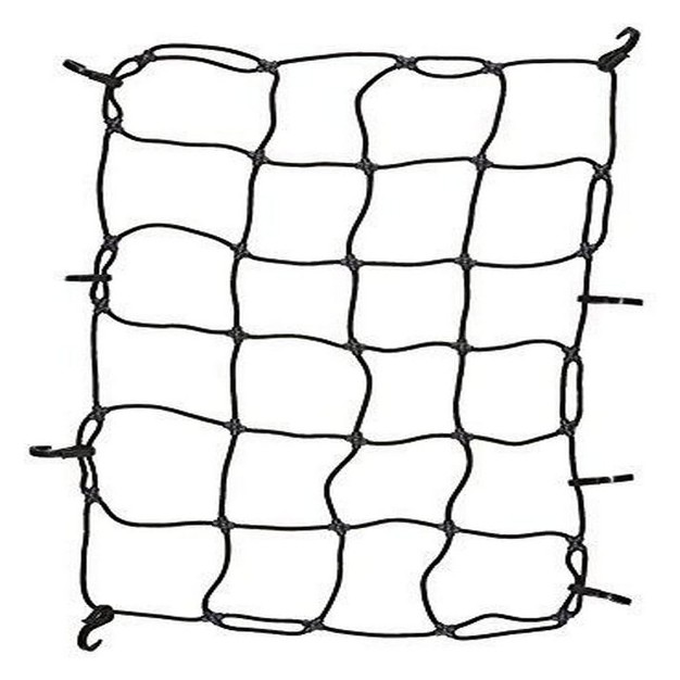 Yakima 2 Pound Custom Fit Cargo Basket Stretch Net For Loadwarrior And Offgrid Medium Basket With Quick And Easy Assembly Black