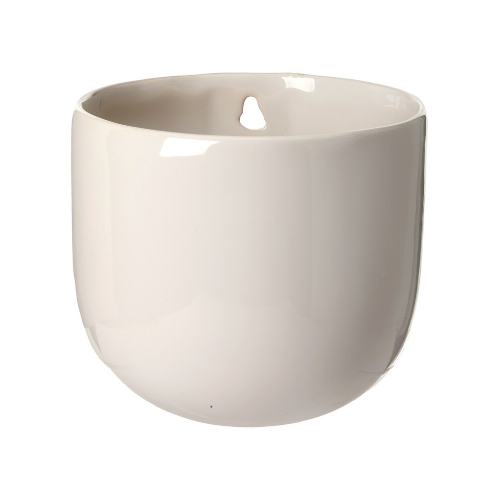 Ceramic Rounded with Curved Bottom Wall Pocket 6\