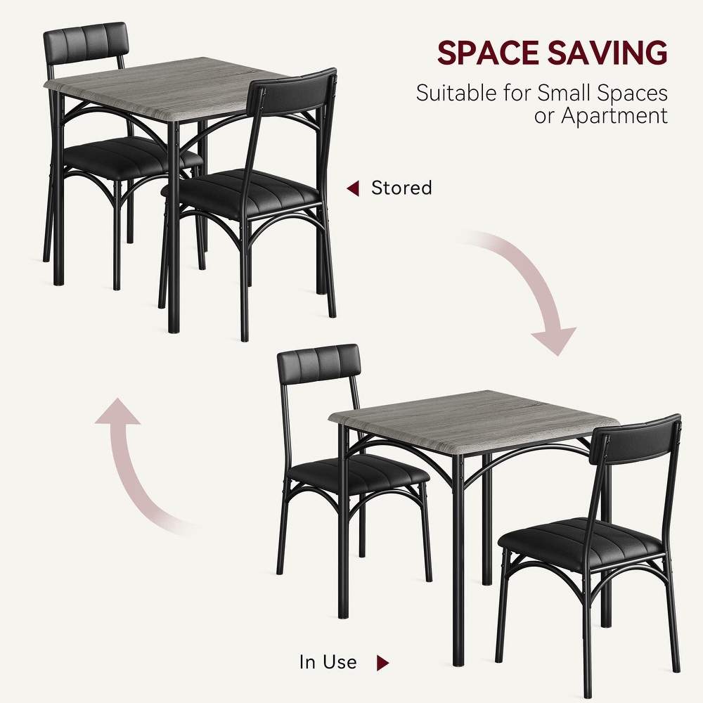 Dining Table Set for 2  Kitchen Table and Chairs