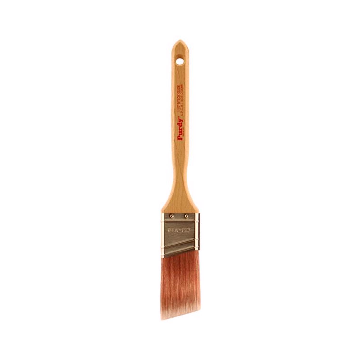 Purdy Nylox Glide 1-1/2 in. Soft Angle Trim Paint Brush