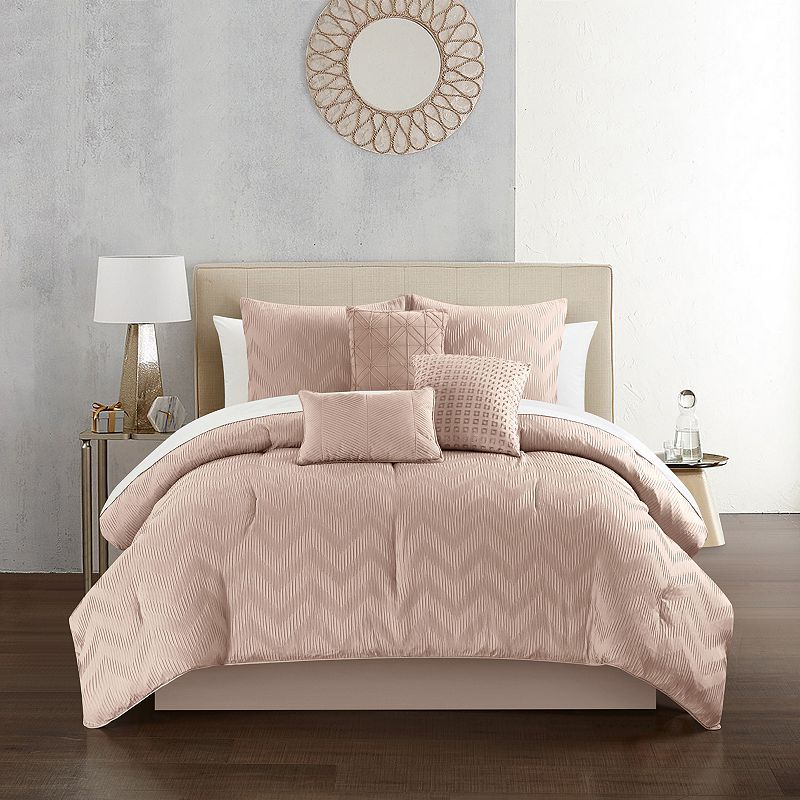 Chic Home Meredith 6-piece Comforter Set with Coordinating Pillows