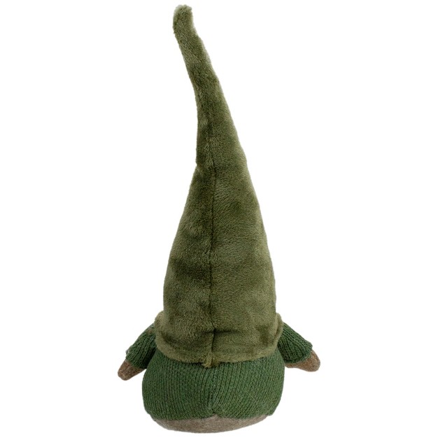 Green And Brown Sitting Gnome Christmas Tabletop Decor