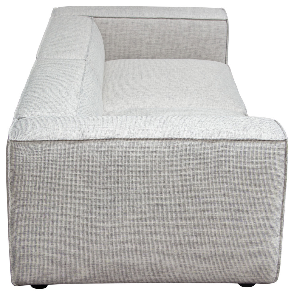 Vice 2 Piece Modular Sofa  Barley Fabric   Transitional   Sofas   by Timeout PRO  Houzz