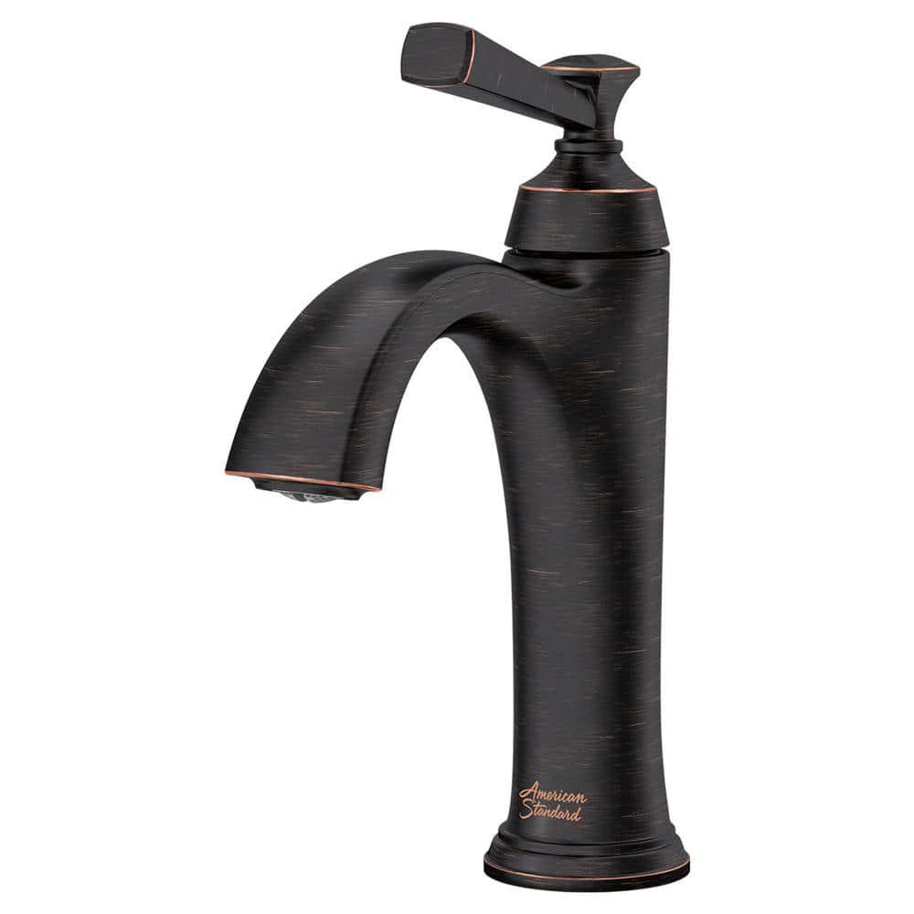 American Standard Rumson Single Hole SingleHandle Bathroom Faucet in Legacy Bronze