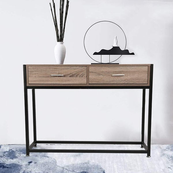 Console Entryway Sofa Coffee Tables with Drawers. - 47