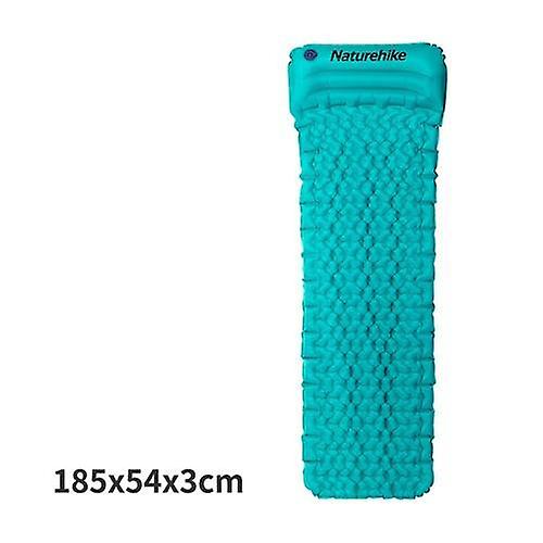 Blue Naturehike Outdoor Inflatable Cushion Sleeping Camping Mat Bag With Pillow