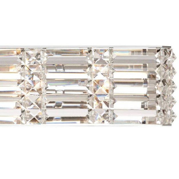 Light Bar Fixture Clear Crystal For Bedroom Bathroom Vanity Reading Living Room