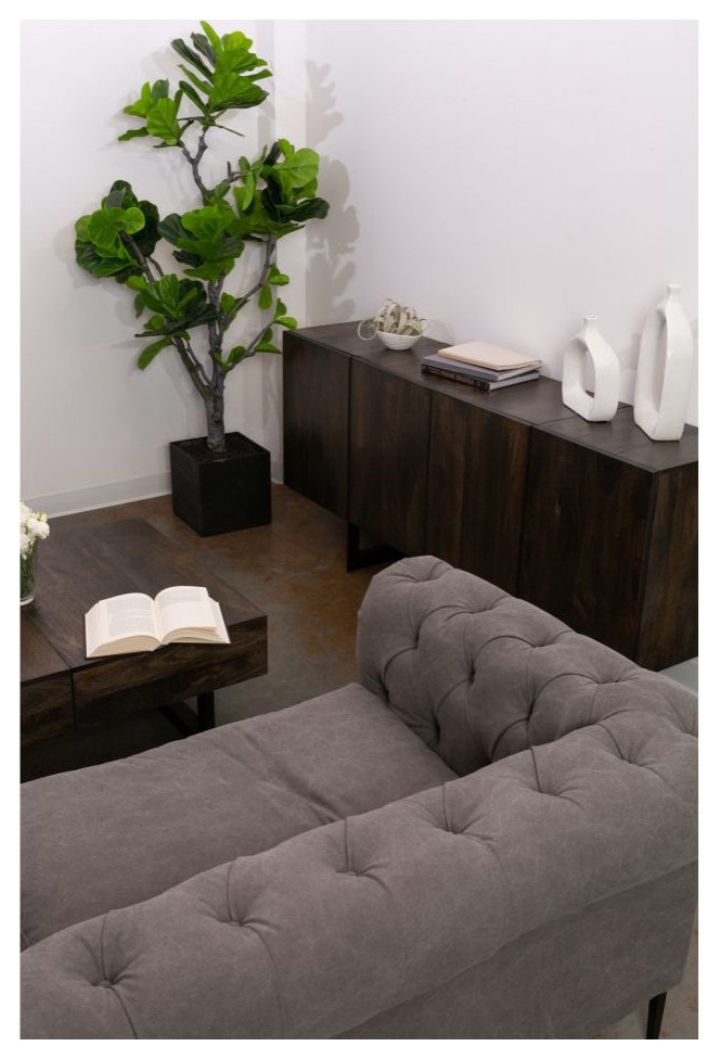 Tiburon Storage Coffee Table   Industrial   Coffee Tables   by Old Bones Co.  Studios  Houzz