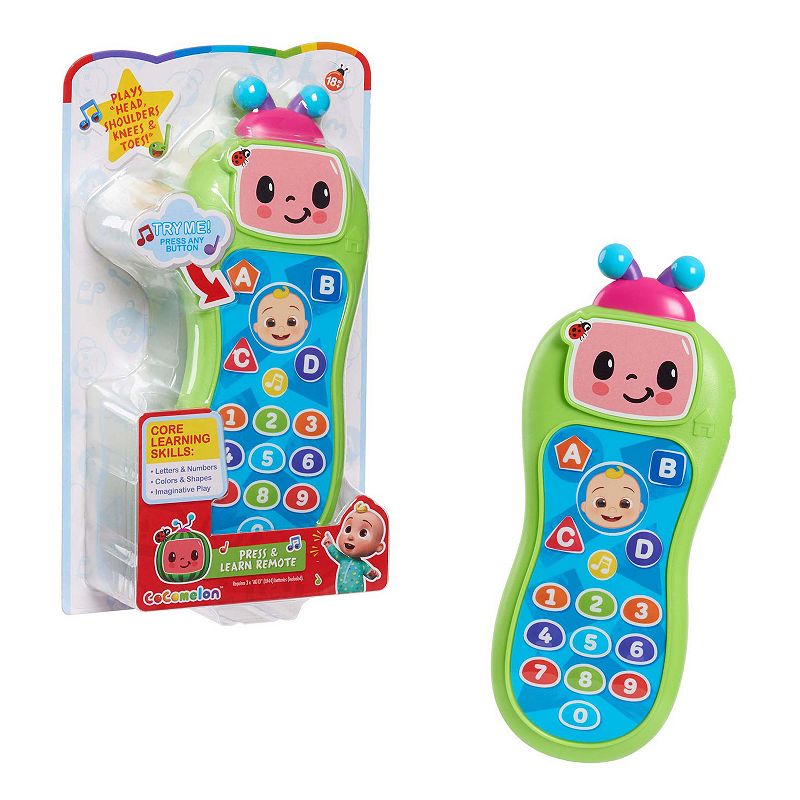 Cocomelon Press and Learn Remote Pretend Play Toy