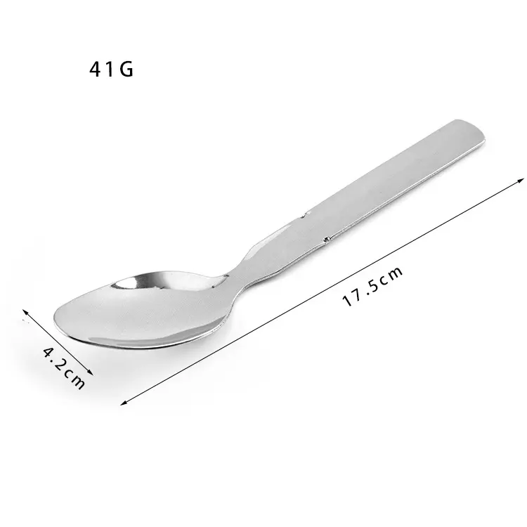 Stainless Steel Multifunctional Spoon Fork 4 in 1 Camping Hiking Hunting Flatware Tools