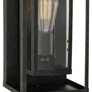 Globe Electric Montague Dark Bronze Rustic Outdoor 1-Light Wall Sconce 44307