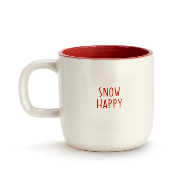 Demdaco Ceramic Snowman Mug