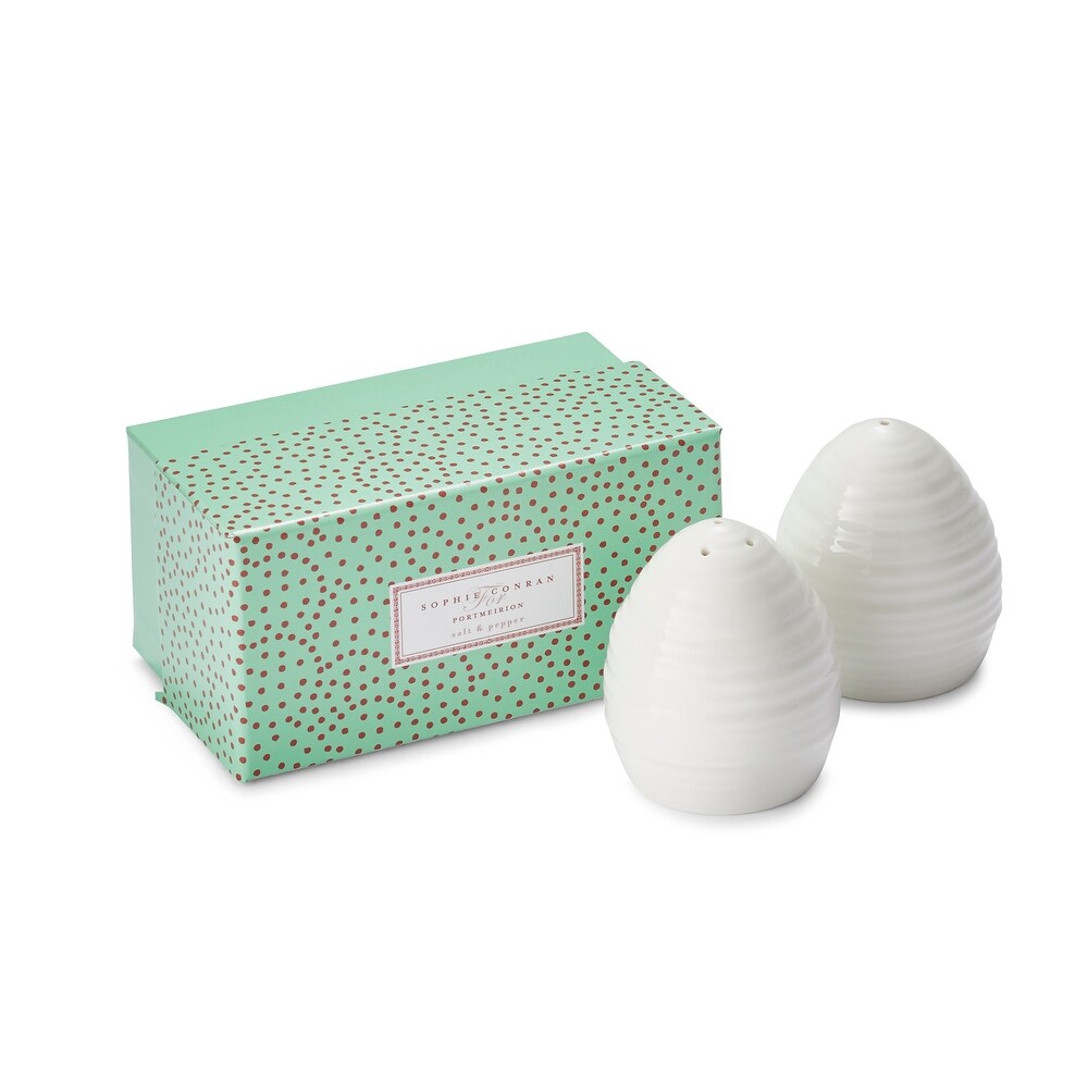 Portmeirion Sophie Conran Salt and Pepper Set White