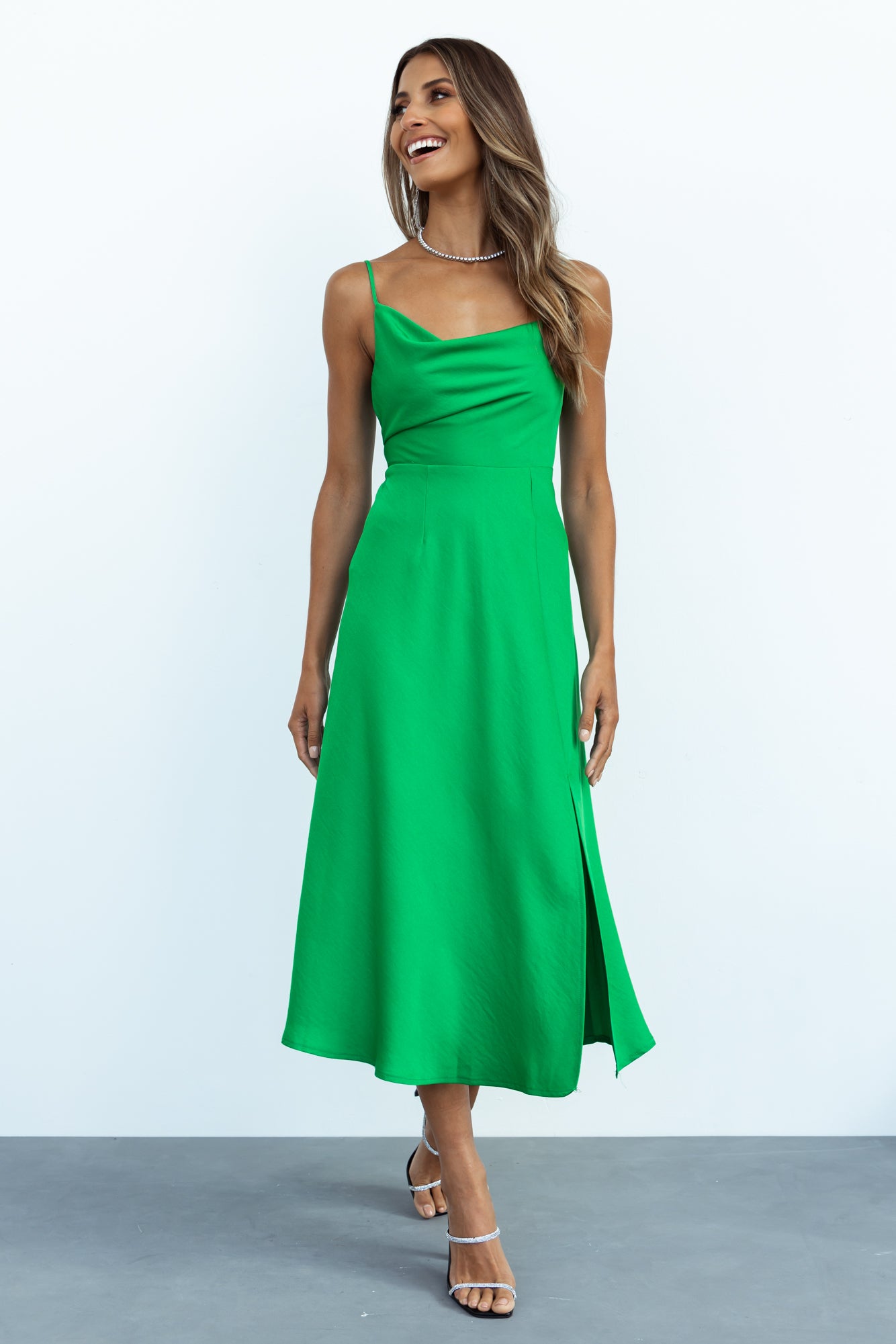 Family Secret Maxi Dress Green