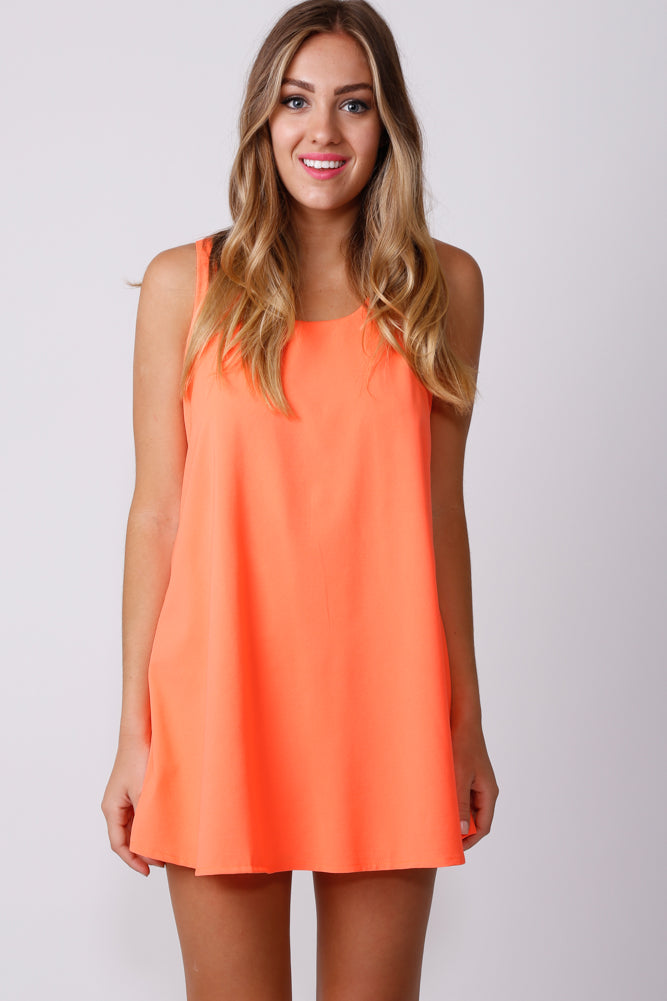 Heartbeat Dress Orange